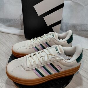 New Adidas Womens VL Court Bold Fashion Sneakers Chunky Triple Stack SIZE 9.5